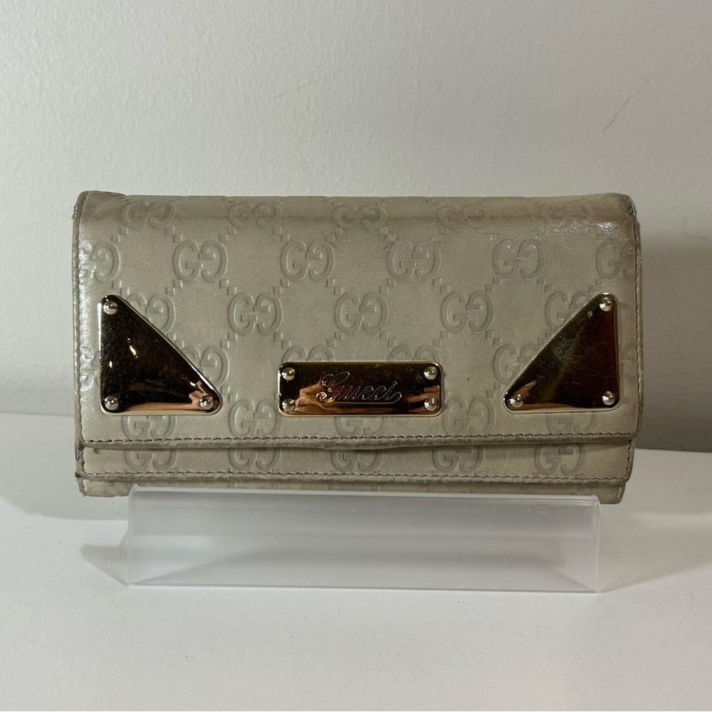 Gucci Guccissima Indy Continental Wallet.